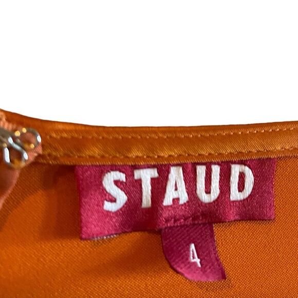 STAUB Sofia Maxi Dress Orange size 4 - Picture 11 of 12